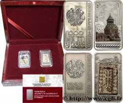 ARMENIA Coffret 1000 Dram proof monastères d’Arménie 2012
