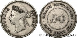 STRAITS SETTLEMENTS 50 Cents Victoria 1899
