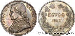 VATICAN AND PAPAL STATES 1 Scudo Pie IX an VII 1853 Rome