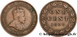 CANADA 1 Cent Edouard VII 1908