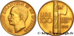 ITALIE - ROYAUME D ITALIE - VICTOR-EMMANUEL III 100 Lire 1923 Rome