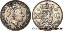 NETHERLANDS 2 1/2 Gulden Juliana 1959 Utrecht