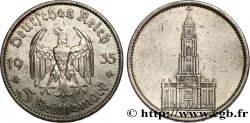 ALEMANIA 5 Reichsmark Maréchal Paul von Hindenburg 1935 Berlin