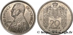 MONACO 20 Francs prince Louis II 1947 Paris