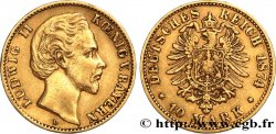 GERMANY - BAVARIA 10 Mark Louis II 1874 Münich