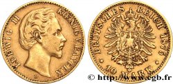 GERMANY - BAVARIA 10 Mark Louis II 1875 Münich