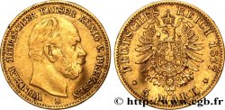 GERMANY - PRUSSIA 5 Mark Guillaume Ier 1877 Hanovre