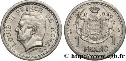 MONACO 1 Franc Louis II 1943 Paris