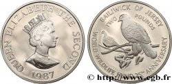 JERSEY 2 Pounds Proof 25e anniversaire du Fond Mondial pour la Nature (WWF) 1987