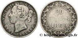 NEWFOUNDLAND 20 Cents Victoria 1899 