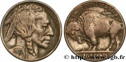 ESTADOS UNIDOS DE AMÉRICA 5 Cents Tête d’indien ou Buffalo 1923 Philadelphie