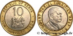 KENIA 10 Shillings Président Daniel Arap Moi 1994 