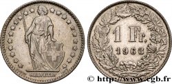SUISSE 1 Franc Helvetia 1963 Berne - B