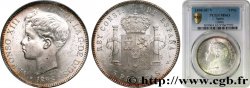 ESPAGNE 5 Pesetas Alphonse XIII 3e type 1898 Madrid