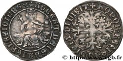 ITALIE - ROYAUME DE NAPLES Carlin d argent au nom de Robert d’Anjou n.d. Avignon ou Saint-Remy