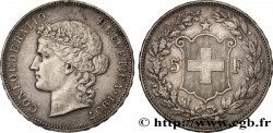 SUISSE 5 Francs Helvetia 1907 Berne