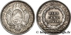 BOLIVIA 10 Centavos 1878 Potosi