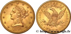 UNITED STATES OF AMERICA 10 Dollars or  Liberty  1901 San Francisco