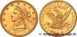 ÉTATS-UNIS D AMÉRIQUE 10 Dollars  Liberty  1893 Philadelphie