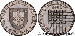 PORTUGAL 25 Escudos admission dans la Communauté Européenne 1986