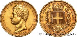 ITALIE - ROYAUME DE SARDAIGNE - CHARLES-ALBERT 100 Lire 1835 Gênes TTB+