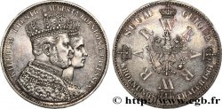ALLEMAGNE - PRUSSE 1 Thaler couronnement de Guillaume Ier et Augusta 1861 Berlin