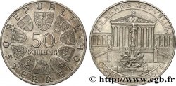 AUTRICHE 50 Schilling 50e anniversaire de la République 1968  SPL