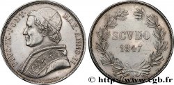 VATICAN AND PAPAL STATES Scudo Pie IX an II 1847 Bologne XF