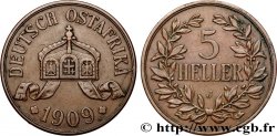 AFRICA ORIENTALE TEDESCA 5 Heller Deutsch Ostafrica 1909 Hambourg - J