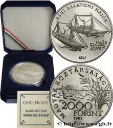 HUNGARY 2000 Forint Proof navires Helga et Kelén 1997 Budapest