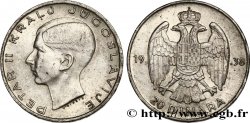 YOUGOSLAVIE 20 Dinara Pierre II 1938  SUP