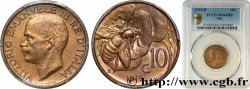 ITALIE 10 Centesimi Victor Emmanuel III 1919 Rome SPL64 PCGS