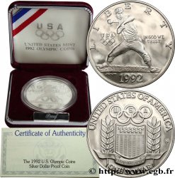 UNITED STATES OF AMERICA 1 Dollar Proof XXV Olympiade Base-Ball 1992 Denver