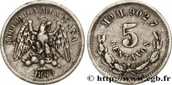 MEXICO 5 Centavos Aigle 1889 Mexico