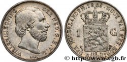 NETHERLANDS 1 Gulden Guillaume III 1865 Utrecht