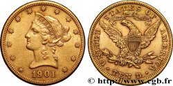 ÉTATS-UNIS D AMÉRIQUE 10 Dollars  Liberty  1901 Philadelphie