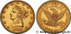 ÉTATS-UNIS D AMÉRIQUE 10 Dollars  Liberty  1880 Philadelphie