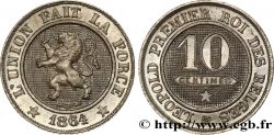 BELGIUM 10 Centimes 1864 