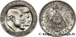 GERMANY - WÜRTTEMBERG 3 Mark Guillaume II et Charlotte 1911 Stuttgart