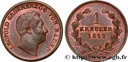 ALLEMAGNE - BADE 1 Kreuzer Léopold 1852