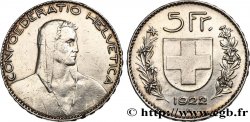 SWITZERLAND 5 Francs Berger 1922 Berne
