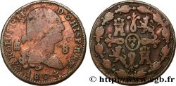 SPAIN 8 Maravedis Charles IIII 1804 Ségovie