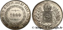 BRASILIEN 1000 Reis Empereur Pierre II 1852
