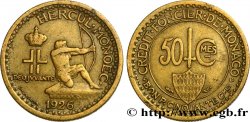 MONACO 50 Centimes émission du Crédit Foncier de Monaco 1926 Poissy