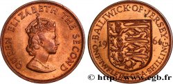 JERSEY 1/12 Shilling Élisabeth II 1964