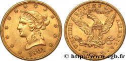 UNITED STATES OF AMERICA 10 Dollars  Liberty  1901 Philadelphie