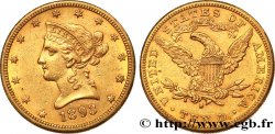 UNITED STATES OF AMERICA 10 Dollars  Liberty  1893 San Francisco