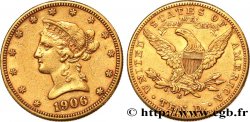 ÉTATS-UNIS D AMÉRIQUE 10 Dollars  Liberty  1906 Philadelphie