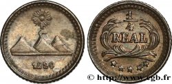 GUATEMALA 1/4 Real 1890 