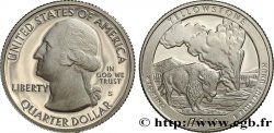 UNITED STATES OF AMERICA 1/4 Dollar Parc national de Yellowstone, Wyoming - Silver Proof 2010 San Francisco